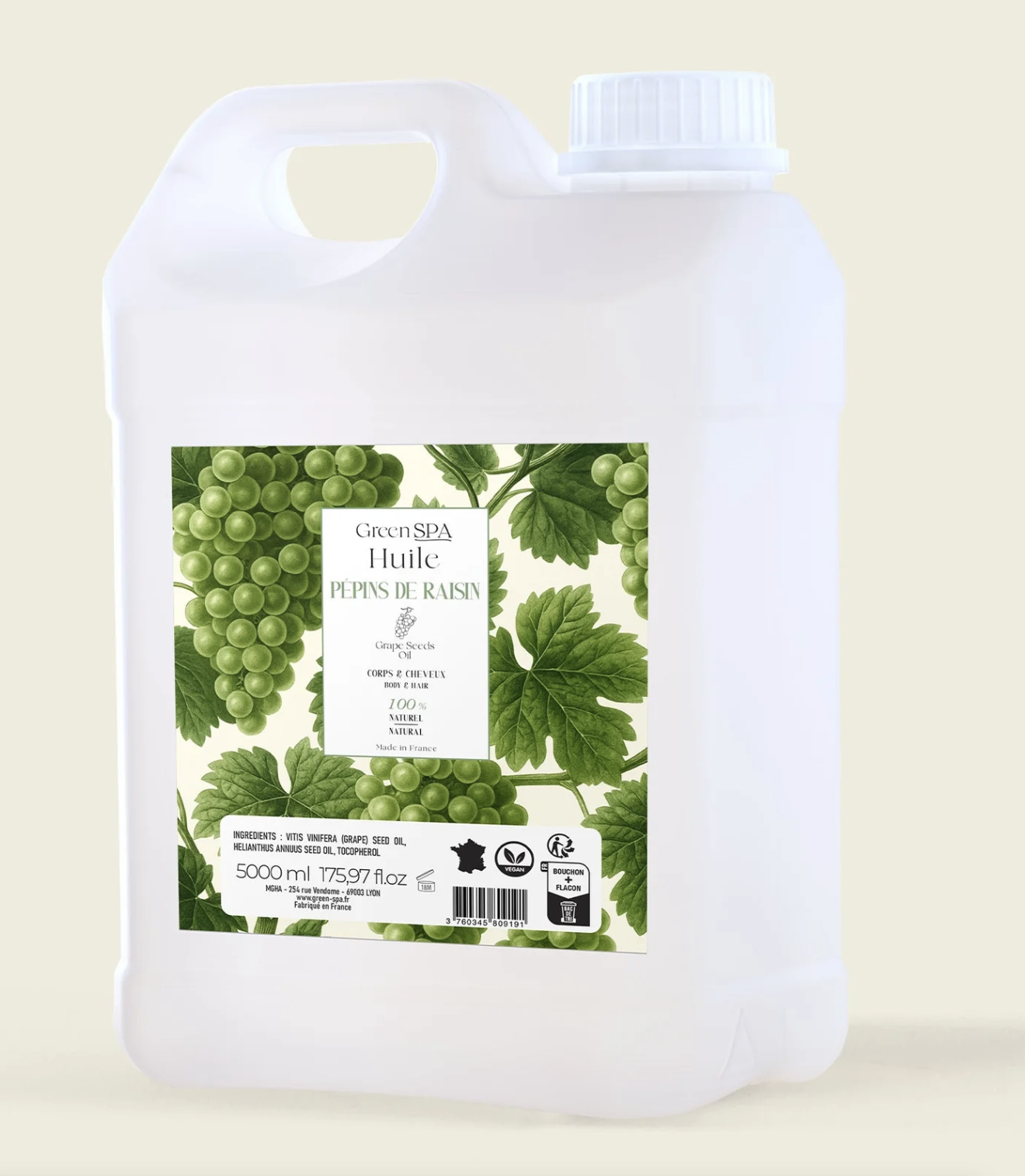Huile de pépin de raisin Green SPA